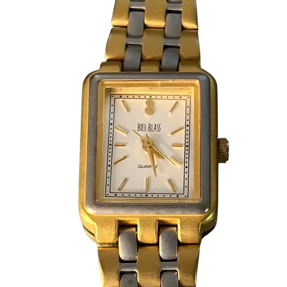 Bill Blass Women's vintage two toned watch with new battery